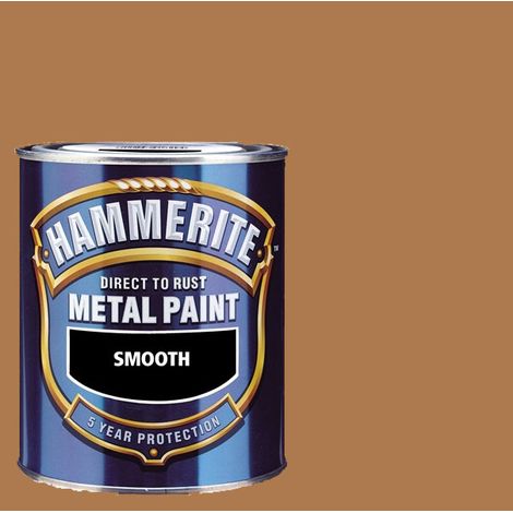 Hammerite - Smooth Direct to Rust - 750ML - Garden Bark