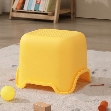 Mini tabouret, marchepied, tabouret empilable en plastique épais antidérapant, motif canard mignon, idéal pour la maison ou le camping. (1/5)