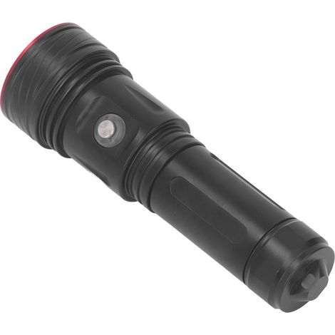 Taucherlampe, Unterwasser-Taschenlampe, 3800 lm, superhell, IPX8 wasserdicht, 4 Modi, Aluminiumlegierung, LED-U-Boot-Taschenlampe (1/5)