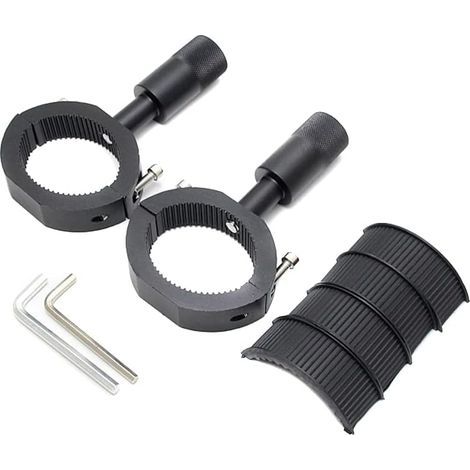 Support de Phare Moto,Support Projecteur De Moto Métal Support De Phare Additionnel Pince De Tube De Barre Fixation Universels Support De Fixation Pour Pare-Chocs De Moto,Sismique Kit (1/5)
