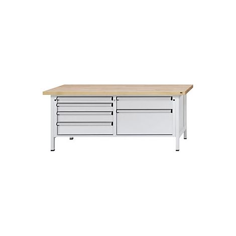 Banco de trabajo con cajones XL/XXL  bastidor modular  anchura