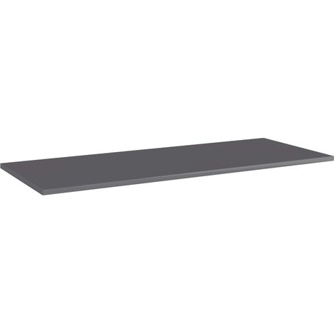 Maison Exclusive - Ripiani per Libreria 4pz Grigio Lucido 100x40x1,5cm Multistrato (1/5)