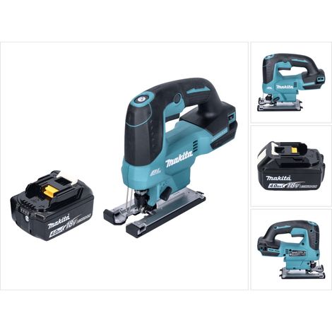 Seghetto alternativo a batteria Makita DJV 184 M1 18 V brushless + 1x batteria ricaricabile 4,0 Ah - senza caricabatterie
