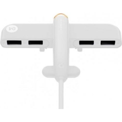 Hub USB, répartiteur USB, blanc (1/5)