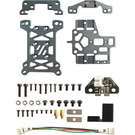 Kit de mise à niveau Voro CNC TAP en alliage d'aluminium, structure légère et anti-choc, précision 0,4 μm, capteur Omron EE-SX398, haute fiabilité thermique, compatible Vor 2.4/Trident, sans rail liné (1/4)