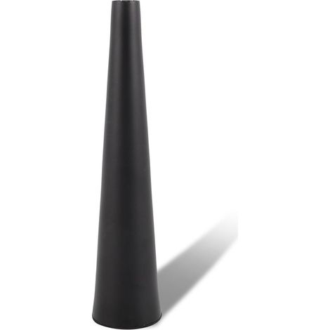 Modern and Elegant Design Black Aluminum Metal Vase