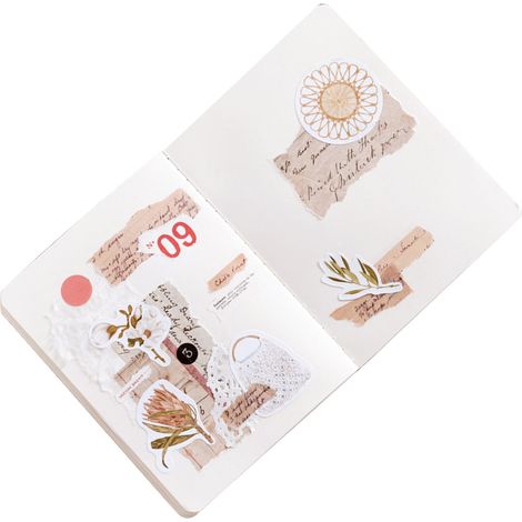 46 Blumen- und Pflanzenaufkleber, literarische botanische Blumendesigns, DIY-Dekorationsaufkleber für Notizbücher, Tagebücher und Traumfänger (1/5)