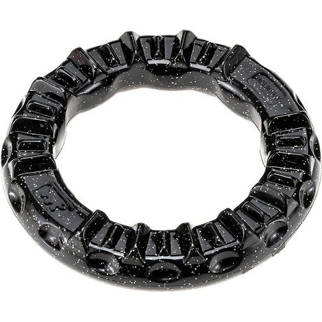 Ferplast SMILE Anneau Jouet dentaire pour chien, anneau Ferplast Smile de taille petite pour l'hygiène bucco-dentaire. Saveur de viande. A remplir avec des croquettes ou des snacks.. Variante S - Misu (1/5)