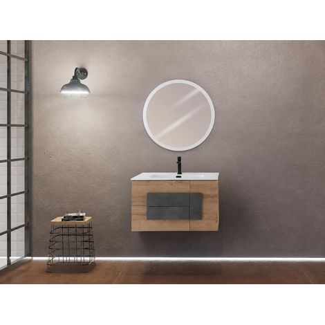 Hängendes Badezimmermöbel-Set URBAN 80 cm (1/4)