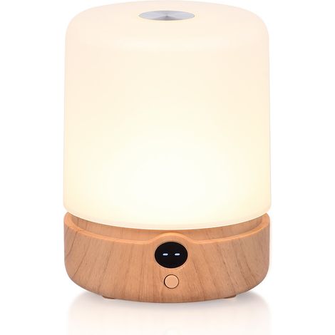 Lampe de bureau rechargeable avec timer, lampe d'ambiance LED multicolore pour chambre enfant et adultes-x