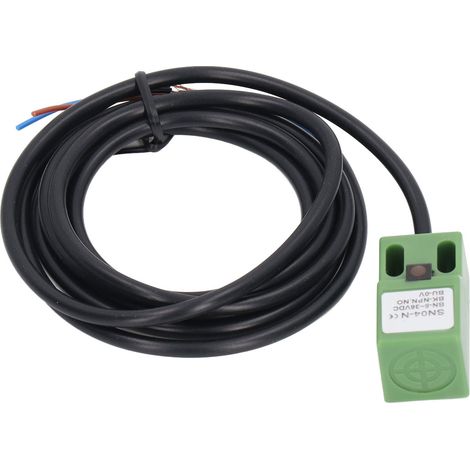 Induktiver Näherungsschalter, NPN-Sensor, Aufprallerkennungsgrenze 4 mm, Messbereich 5–36 V DC (1/5)