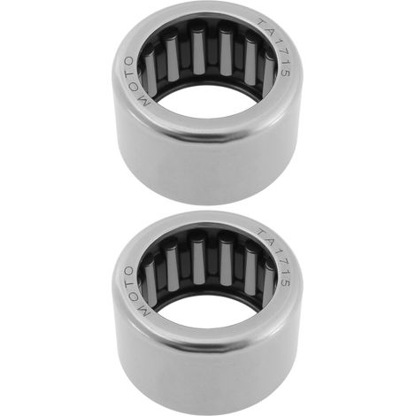 Lot de 2 roulements à aiguilles TA1715Z - 17 x 24 x 15 mm - Convient pour l'ingénierie mécanique, les machines-outils CNC, la génération d'énergie éolienne (1/5)