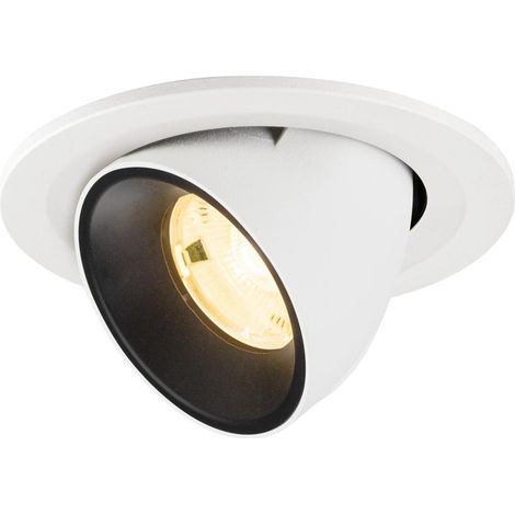 Spot encastré Numinos Gimble S blanc/noir 3000K - 20 deg - 1009406