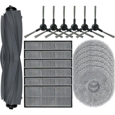 Accessoires de rechange pour les modèles L10s Pro Ultra Heat, X30 Ultra et X30 Pro : brosse principale, filtre et sac à poussière. (1/5)