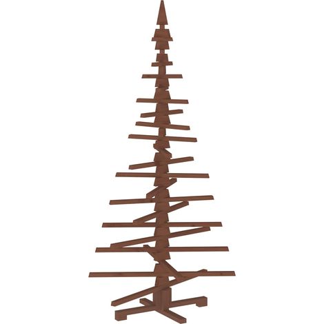 vidaXL Albero di Natale in legno KOTKA 180 cm Legno Massello di Pino (1/5)