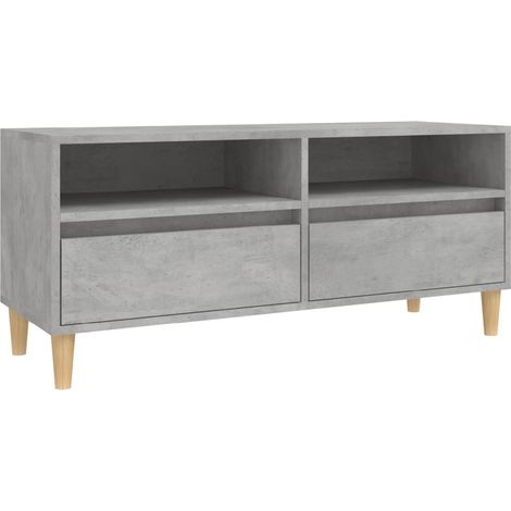 Mobile TV multimediale mensola TV credenza TV sala da pranzo soggiorno camera da letto 100 x 345 x 445 cm legno ingegnerizzato grigio 020025475