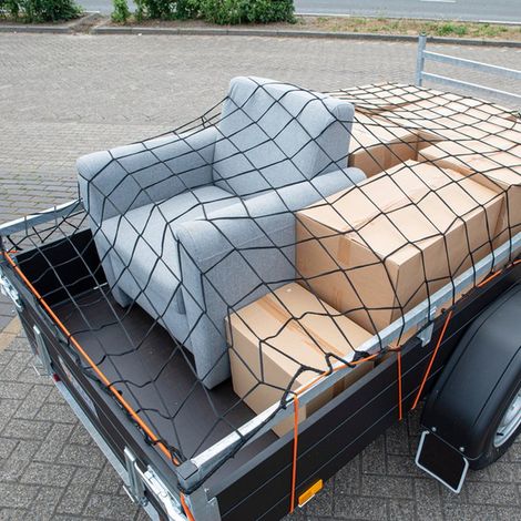 Redde carico elastico 1,6x2,5m, maglia 10x10cm. nero+decker (1/5)