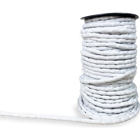 FILO treccia PIOMBO peso ZAVORRA PER TENDE E tessuti TENDAGGI A METRO made in Italy