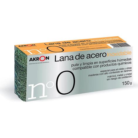Laine d'acier inoxydable n°0 Rouleau 150 g Réf. (1/5)