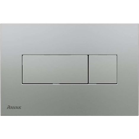 Ravak UNI - WC-Betätigungsplatte, Satin X01456
