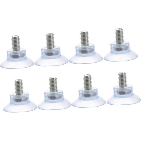 UKCOCO Lot de 8 ventouses en PVC pour meubles, anti-collision (1/5)