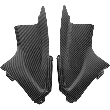 Paire de couvercles de conduit d'air latéral en Fiber de carbone, pièce d'insertion de carénage adaptée à Yamaha YZF R6 2003 – 2005