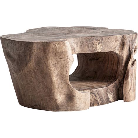 Table basse bois de suar style ethnique - bois naturel brun (1/5)