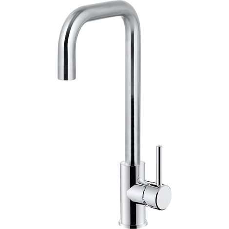 Küchenarmatur CABL001CH - druckfeste Armatur - Wasserhahn mit langlebigen Keramikscheiben, schwarz matt