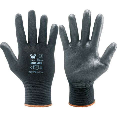 Guanti Tg. 9 Neri Eco Lite Nero 12 Coppia