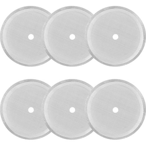 Set di 6 filtri di ricambio a rete per caffettiera, 10,2 cm (1/5)