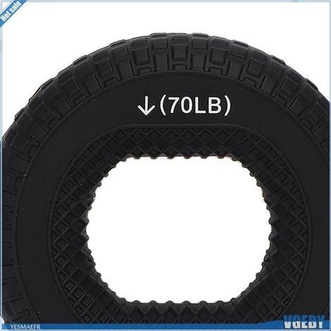 Ashata Anneau de renforcement de la poignée Poignée De Main Renforçateur Silicone Doux Noir 70 à 80LB parapharmacie orthese (1/5)