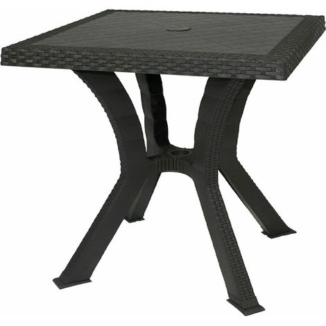 Tavolo figaro elite rattan antracit