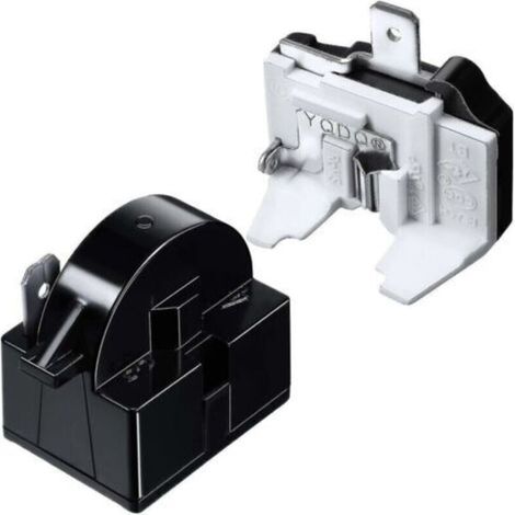 Relais de démarrage PTC + protecteur de surcharge - Compatible réfrigérateur 6750C-0005P-SFYGV - Protection moteur - Réparation électroménagers - Mécaniciens (1/4)
