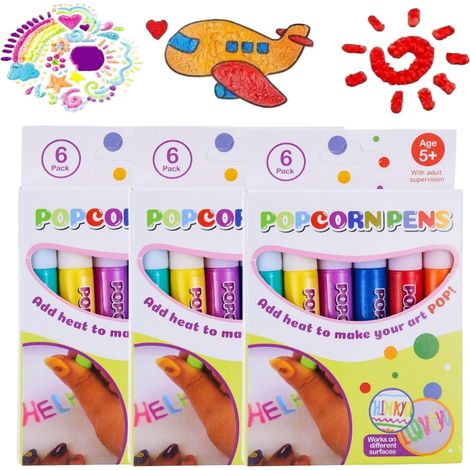 Stylos magiques 3D pour popcorn, à bulles dessiner du faire soi, même (1/5)