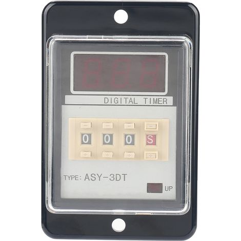 DC 24V AC 110/220V Multifunctional Digital LED Display Timing Relay 0.01-999 5A(AC 110V) (1/5)