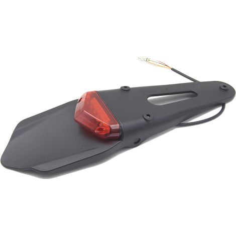1 feu arrière LED, rouge, étanche, ABS/PC, pour motos XR250 XR400 XR650 WR250F WR450F (1/5)
