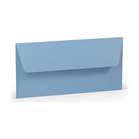 Enveloppe américaine en papier 5 pièces bleu