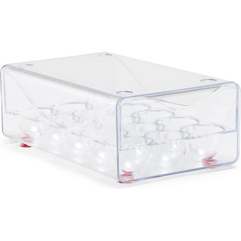 Rangement Oeuf Frigo Fresh Box Eggs, Capacité 15 Œufs, 27 x 16 x 9 cm (1/5)