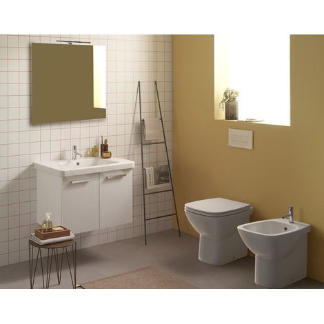 Sanitari Daily filomuro cm. 53x37 con sedile softclose di (1/4)
