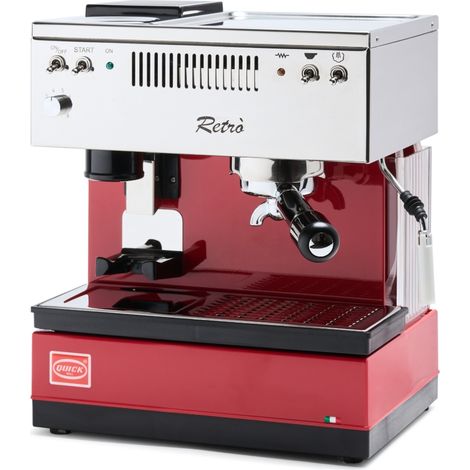 Quick mill 0835 retro rot siebtrger espressomaschine