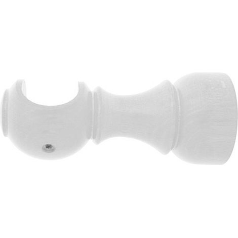 Supporto in legno liscio aperto 20x 88 mm. Bianco
