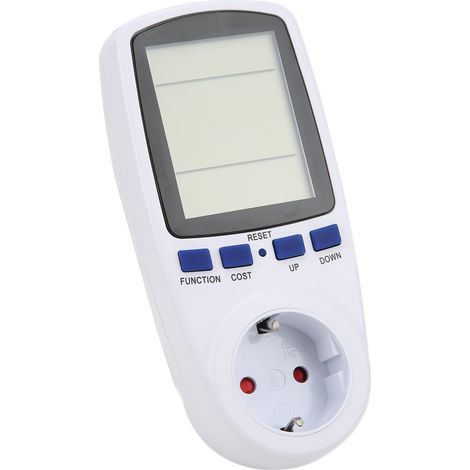 PM01 Power Meter Socket - Smart Electricity Meter for Home Use (European Standard Plug 230V) (Built with Built-in Battery)