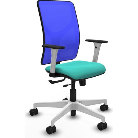 Chaise de bureau piqueras y crespo ergonomique blanc mousse haute densité (1/2)