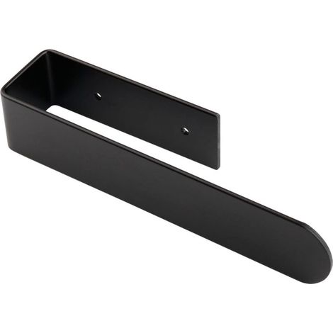 Portasciugamani da bagno nero, portasciugamani adesivo da parete senza foratura, portasciugamani da bagno in acciaio inox da parete per cucina e WC