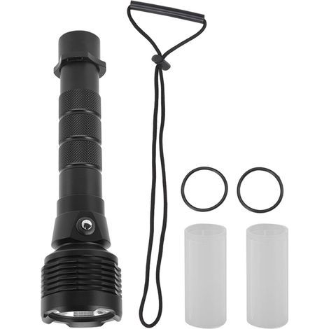 High-powered diving flashlight, long range 3600lm, LED, aluminum alloy, IPX8 waterproof torch (1/5)