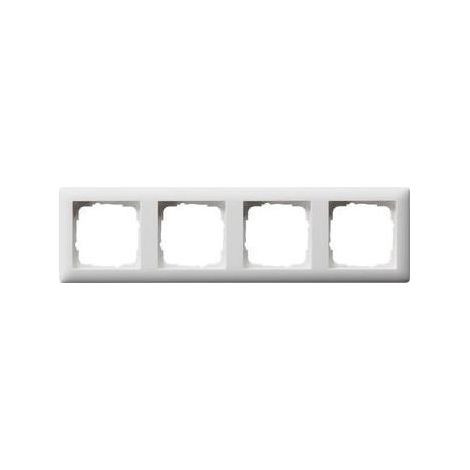 Gira Rahmen 4-fach reinweiß mit Kst für GEB-K Standard 55 021404 (1/5)