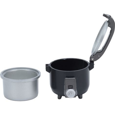 Mini cuiseur à riz 1:12 miniature pour maison de poupée, appareil de cuisine jouet, cadeau d'anniversaire et de fête. (1/5)