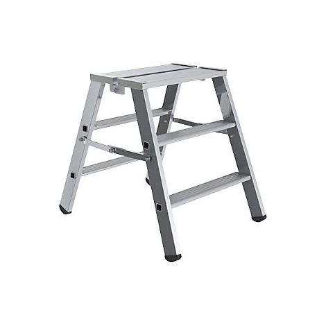 Plataforma para estar de pie  plegable  3 peldaños por ambos