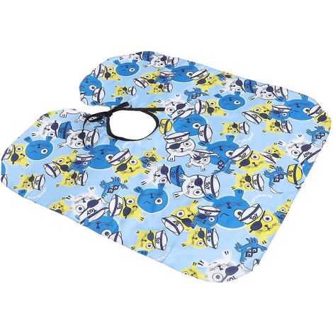 Tablier et cape de coiffure imperméables pour enfants (1/5)