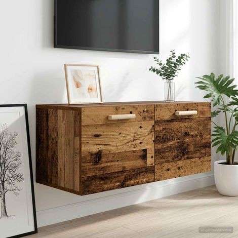 Armadietto a muro A parete Legno antico 80 x 36,5 x 35 cm vidaXL (1/5)